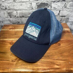 EUC Patagonia Line Logo Ridge LoPro Trucker Hat ONE SIZE (NENA) NO: 38285
